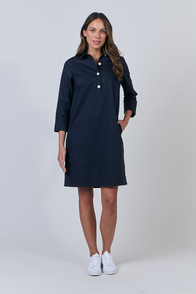 Taylor Pop Over Dress - Ink