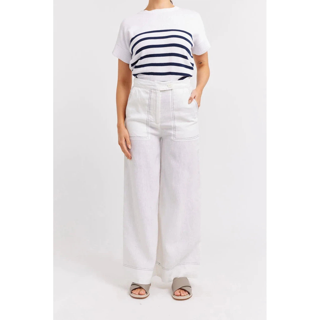 Clio Pant White