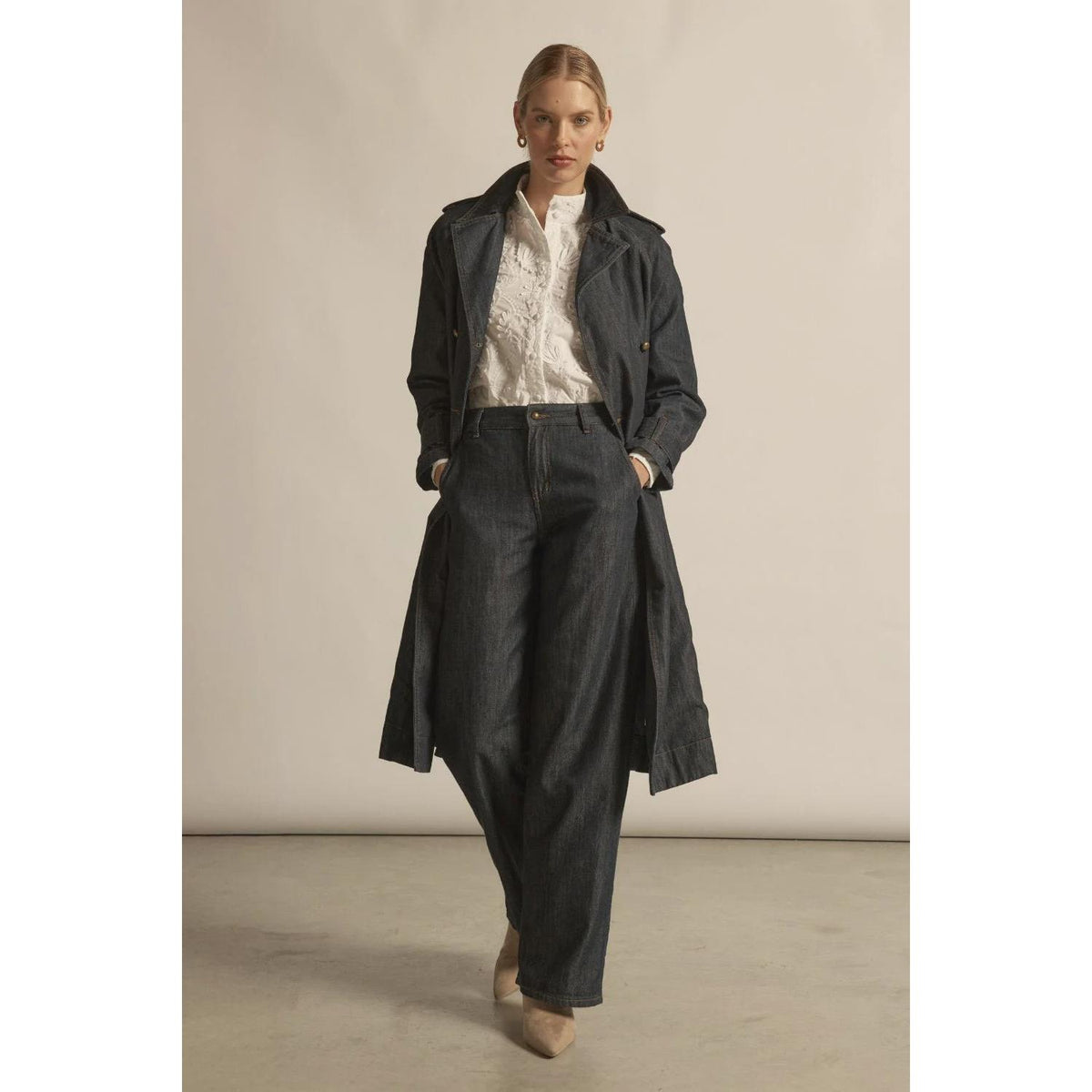 Alpine   Coat Dark Denim - Gateway Gifts