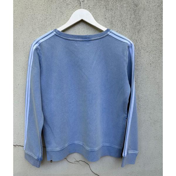 Arm Stripe Sweat - Washed Blue - Gateway Gifts