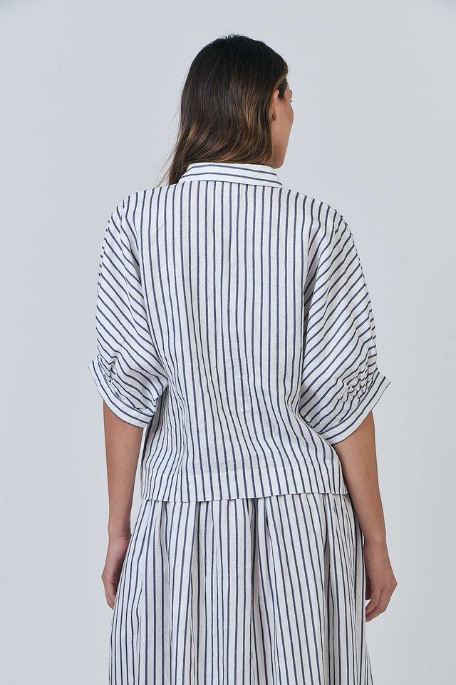 Blueberry Striped Shirt