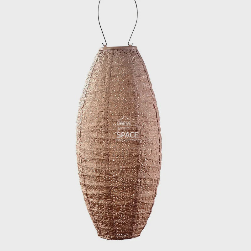 Lumiz Solar Lantern Long - Oval - Pink 20cm