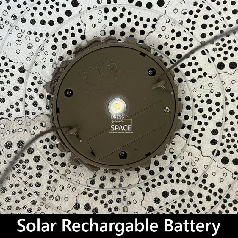 Lumiz Solar Lantern 18cm Cylinder Silver