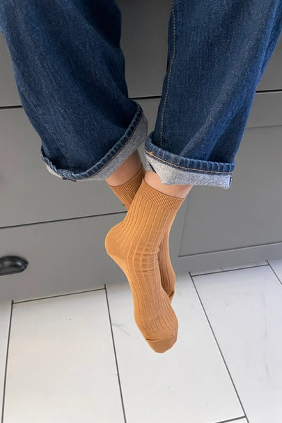 Her Socks Peanut Butter