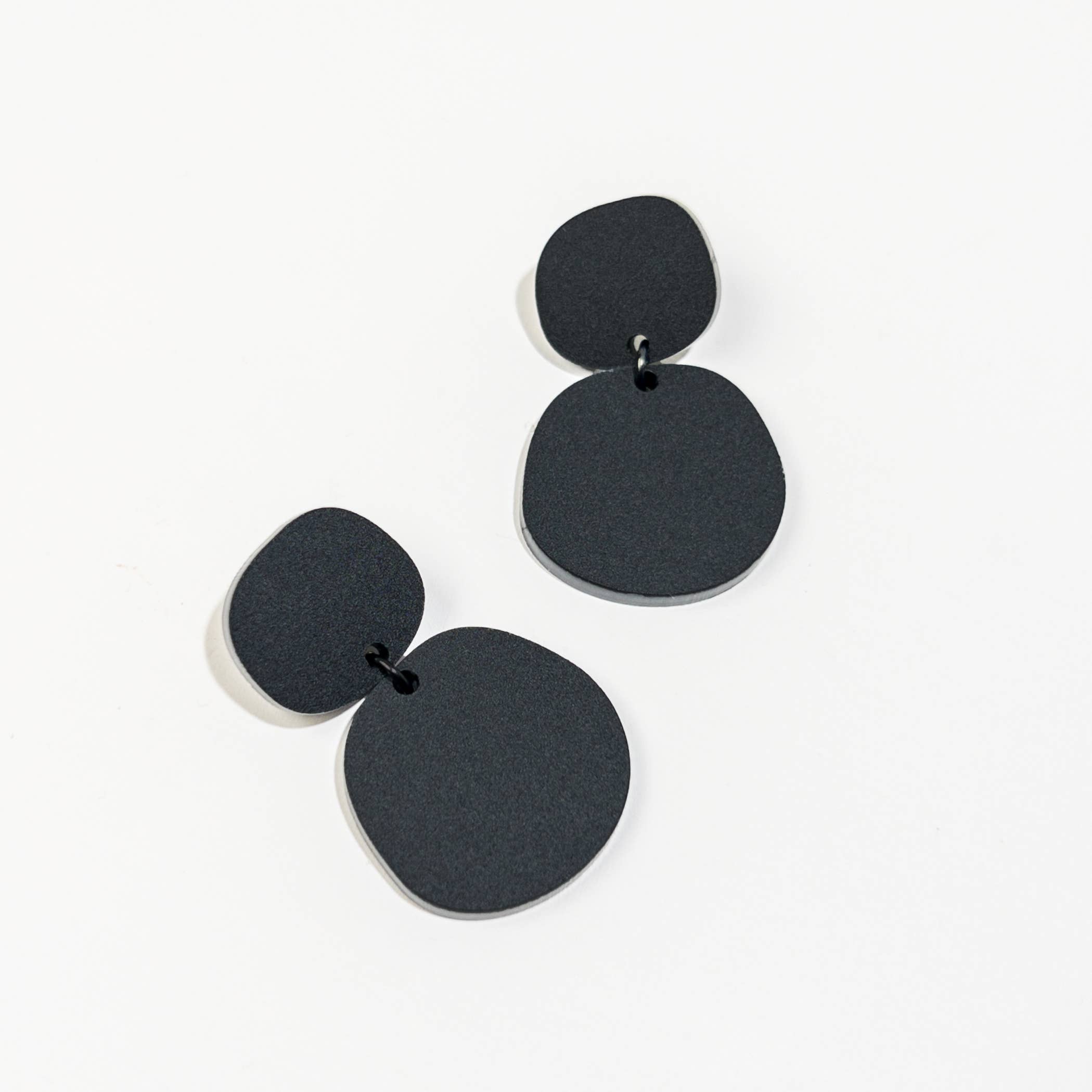 Boulder Statement Dangles - Black - Gateway Gifts