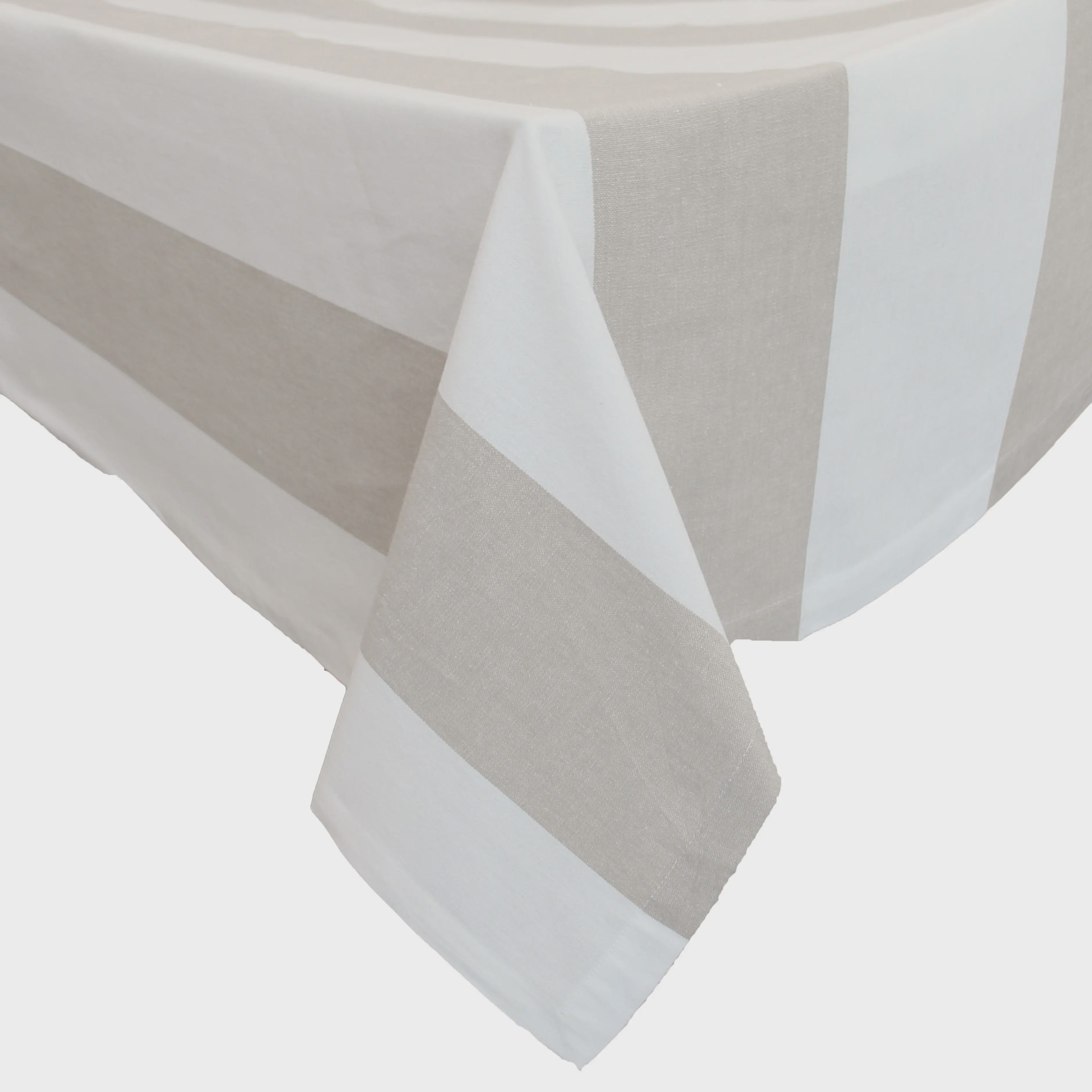 Natural Stripe Tablecloth XL 150cm x 360cm - Gateway Gifts