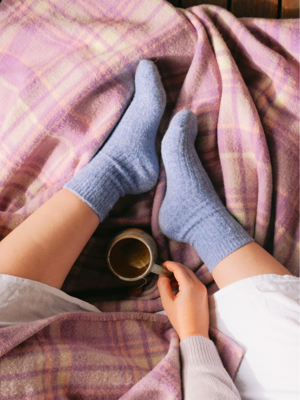 The Comfiest Socks - Lavender: L/XL - Gateway Gifts