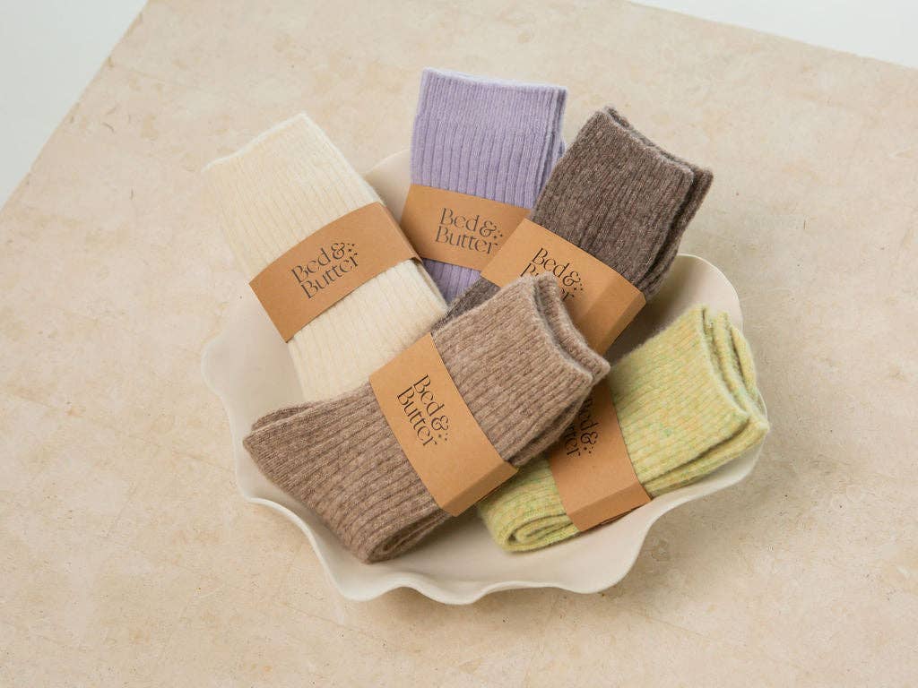 The Comfiest Socks - Light Brown: S/M - Gateway Gifts