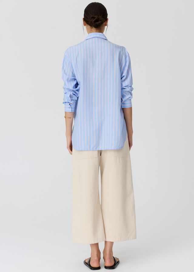Aubin l L/Sleeve Shirt Blue/Pink
