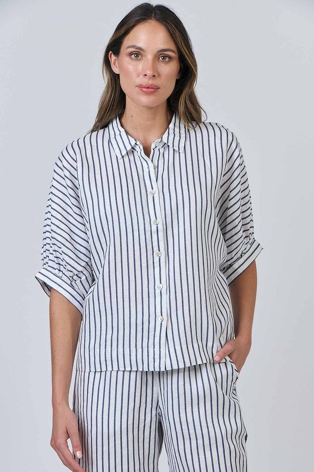 Blueberry Striped Shirt