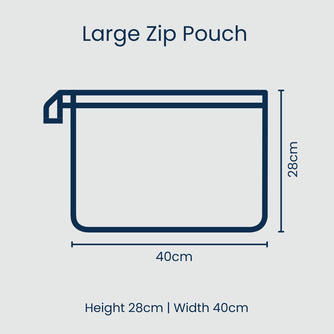 Large Zip Pouch – Wallpaper - Gateway Gifts