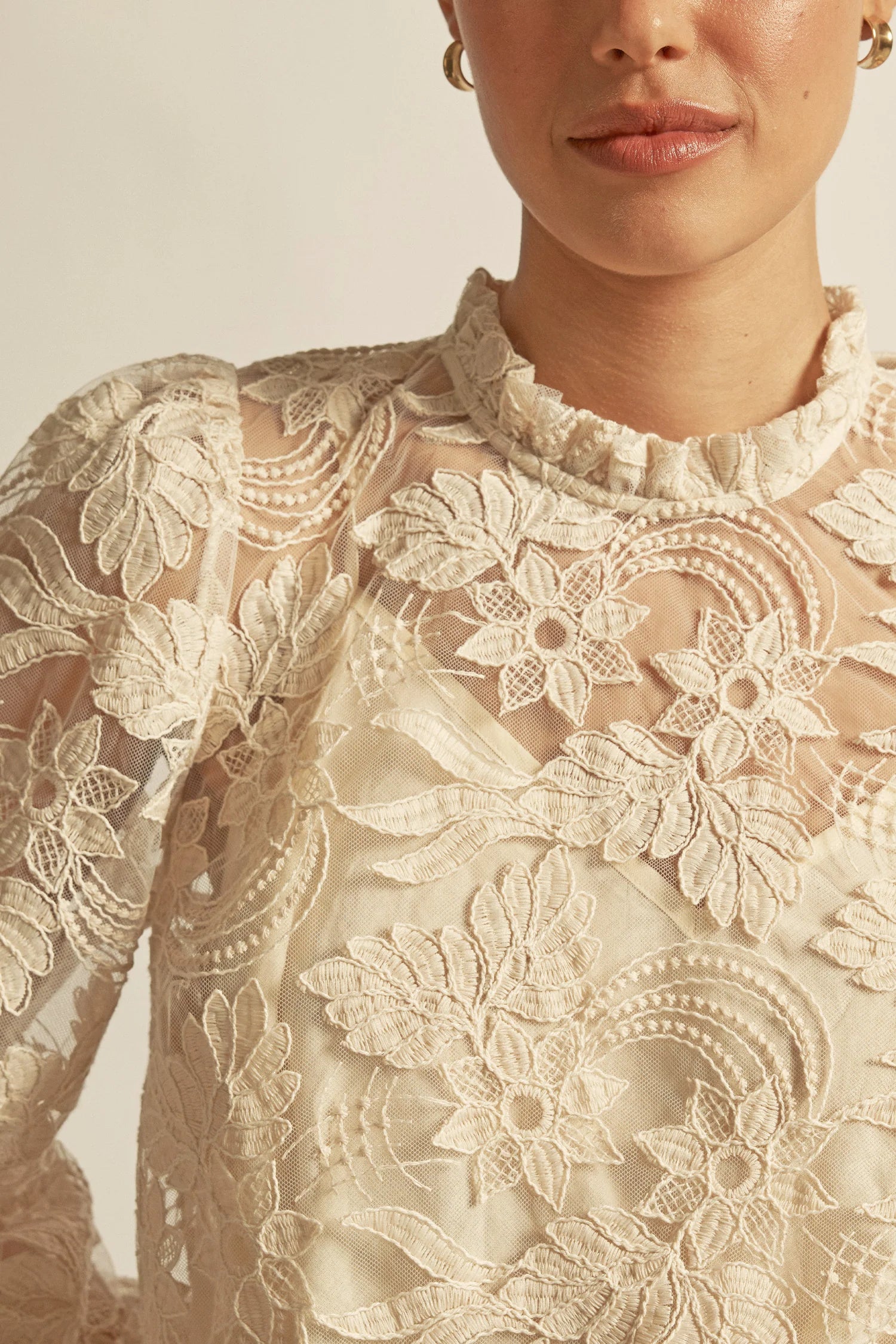 Glint Top Ecru - Gateway Gifts