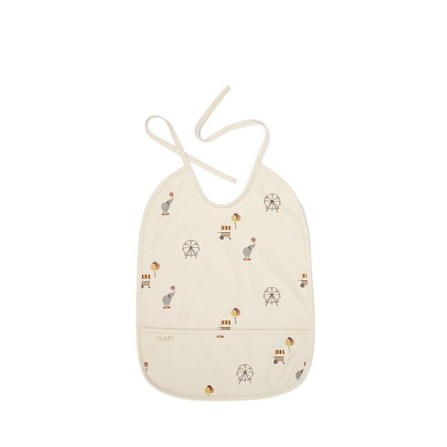 Ida Coated Bib Cream Circus