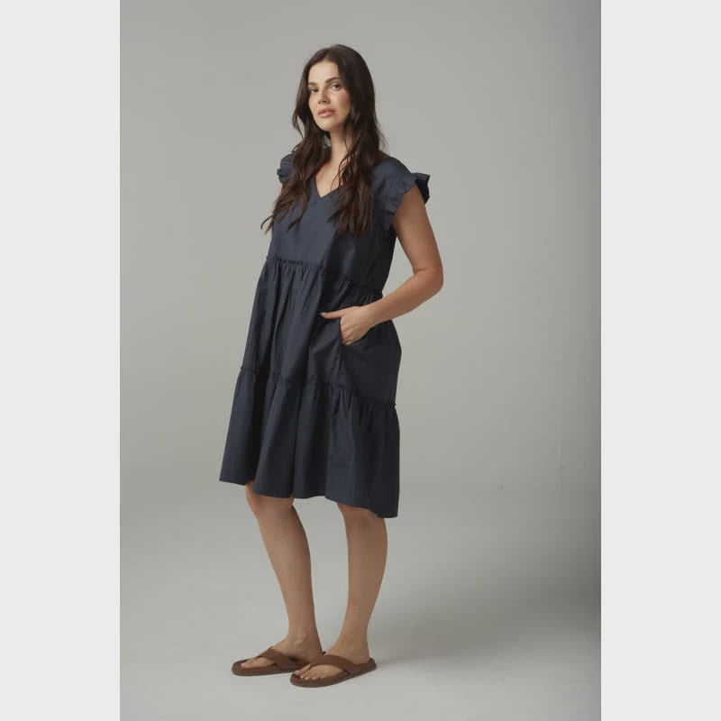 Mini Sundress - Parisian Navy