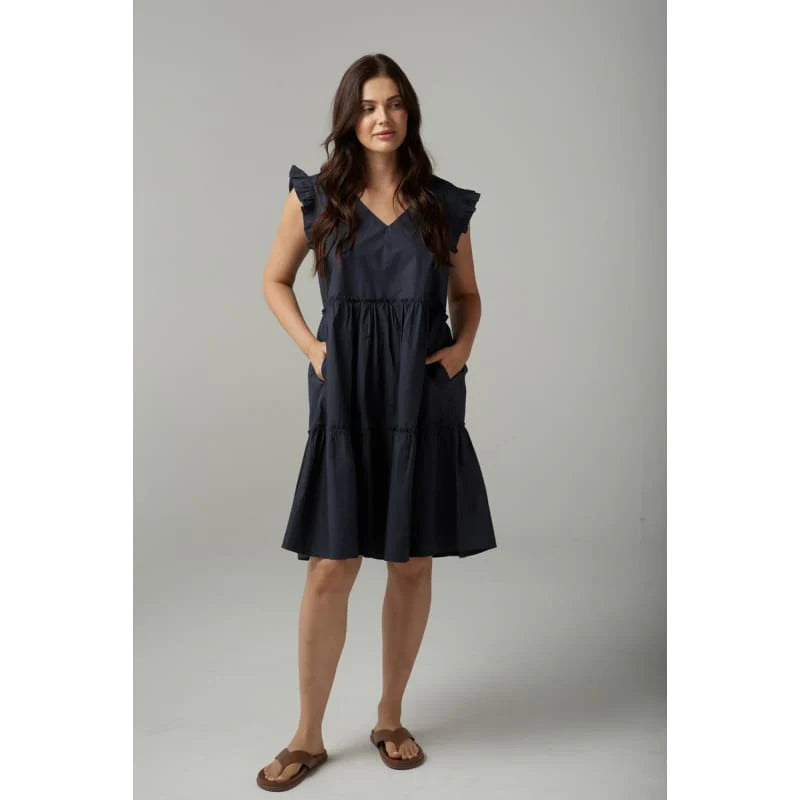 Mini Sundress - Parisian Navy