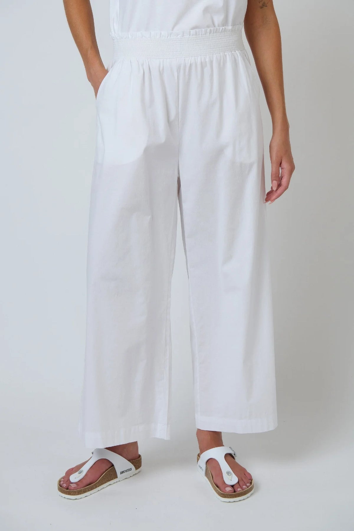 Namastai Cotton Pants - White - Gateway Gifts