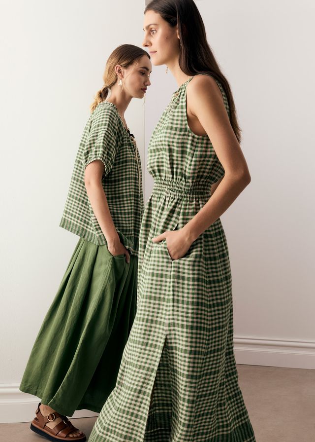 Lume Top Gingham