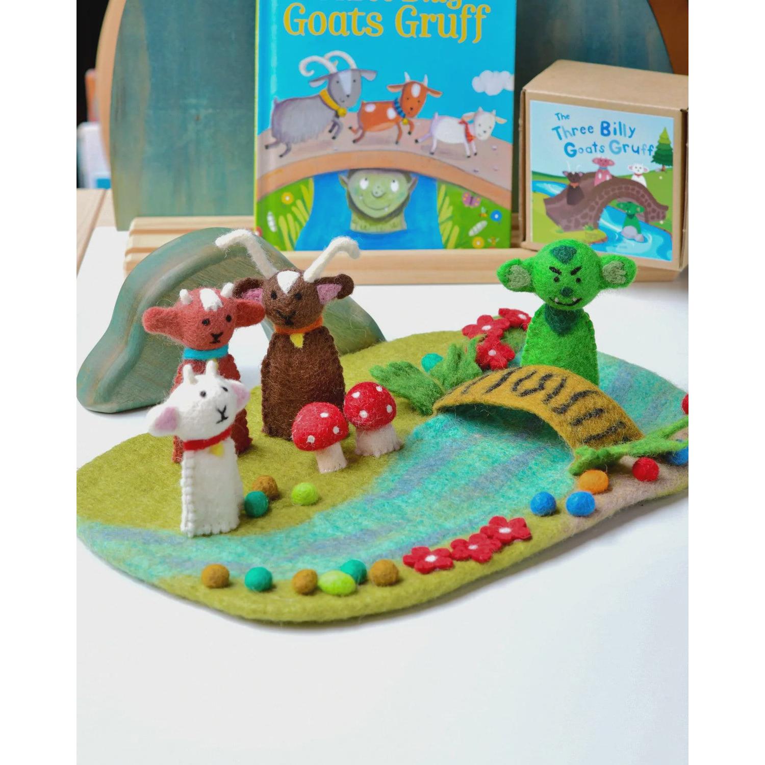 Three Billy Goats Gruff Finger Puppets - Gateway Gifts
