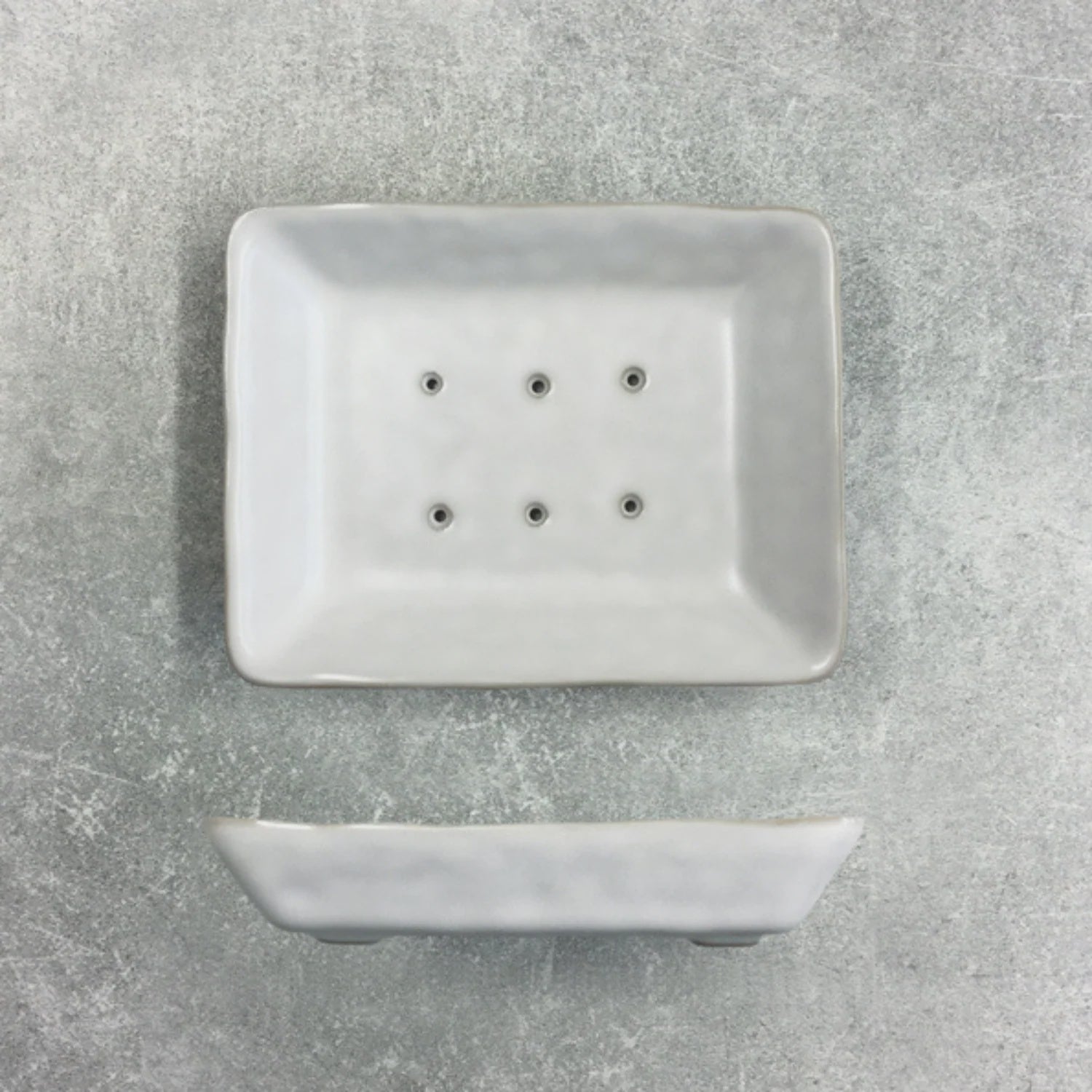 Porcelain White Soap Dish