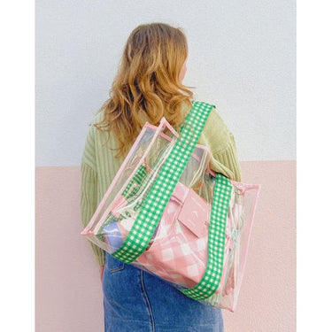 Pink & Green Cheeky Tote