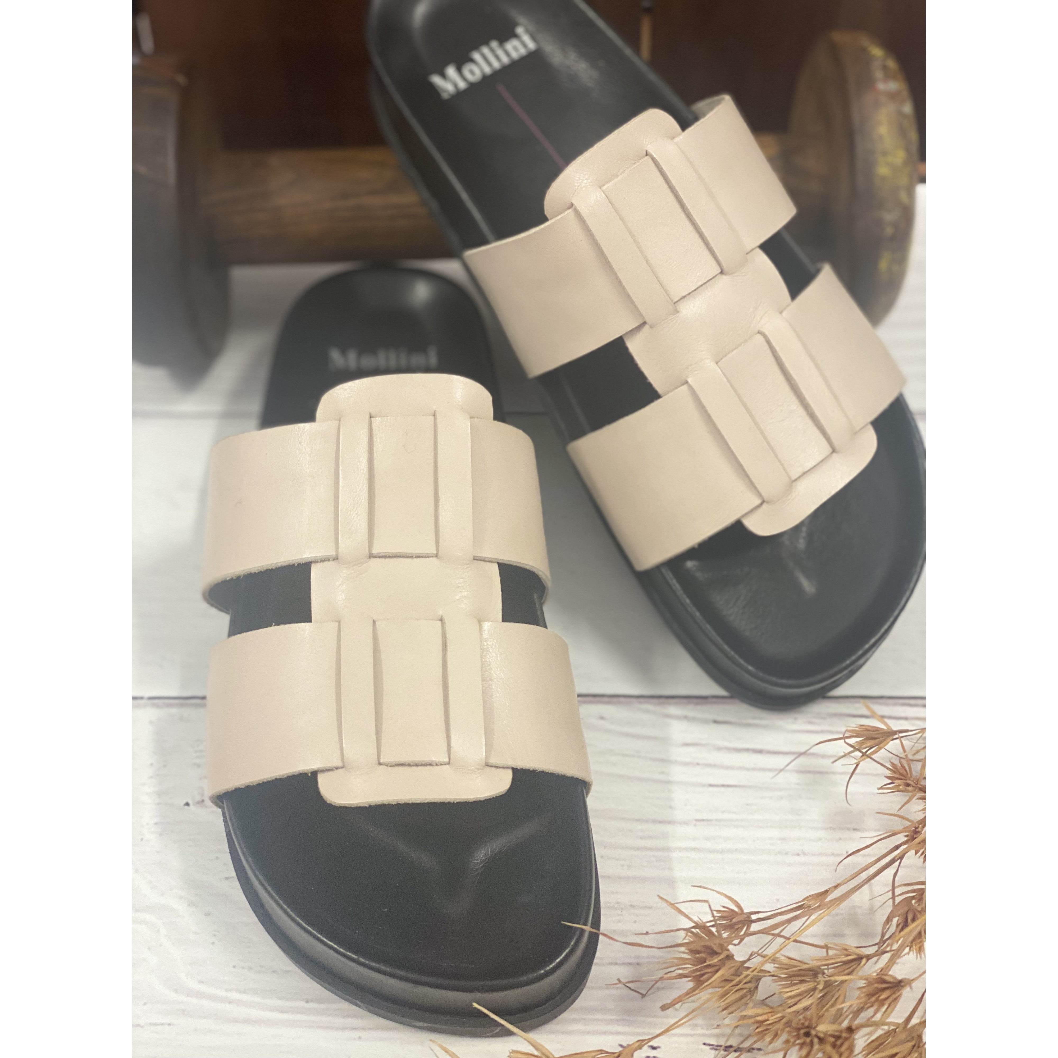 Cager Leather Slide