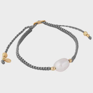 Pearl Rope Bracelet - Gunmetal