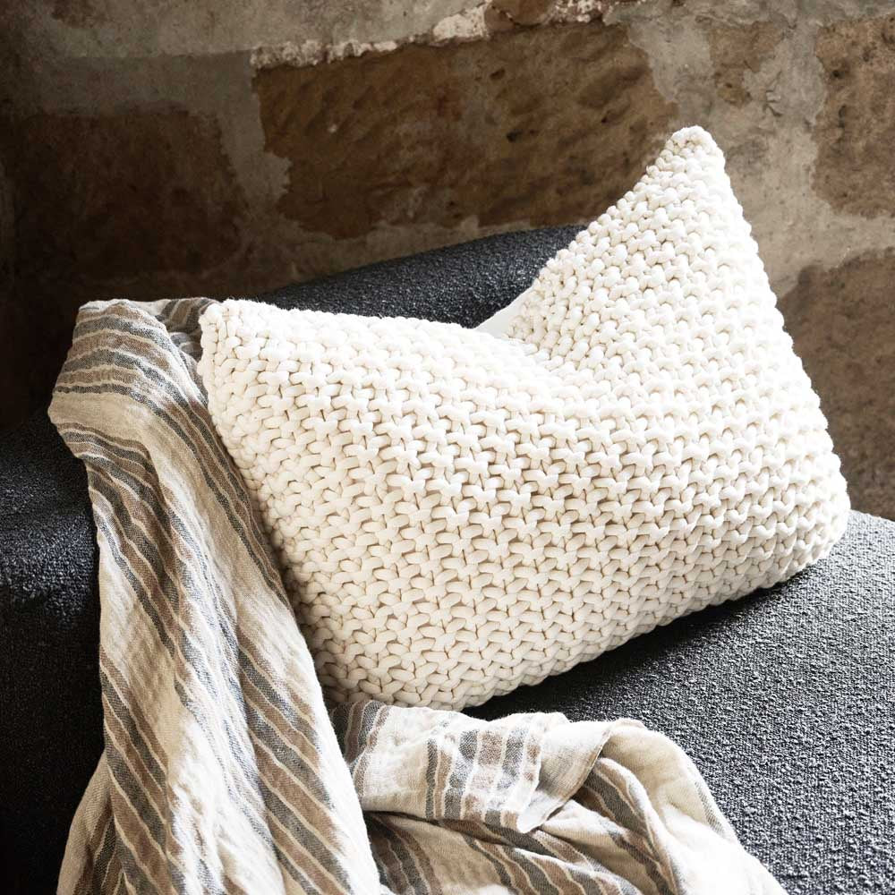 Marco Cushion Ivory 40cm x 60cm