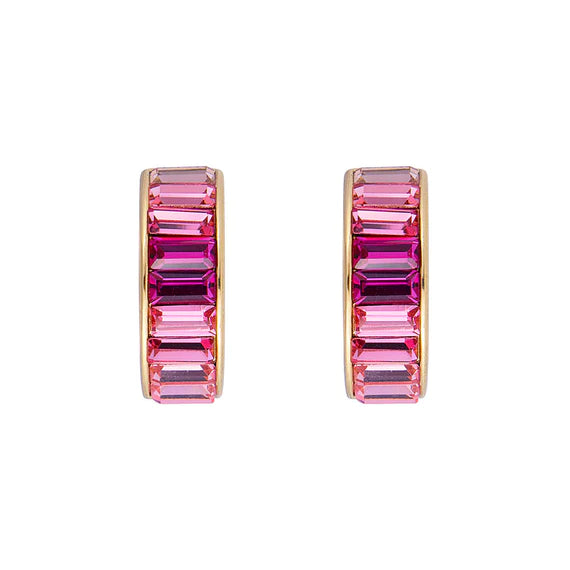 Pink Ombre Mindi Hoops