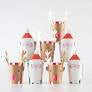 Honeycomb Christmas Cups Pack 8