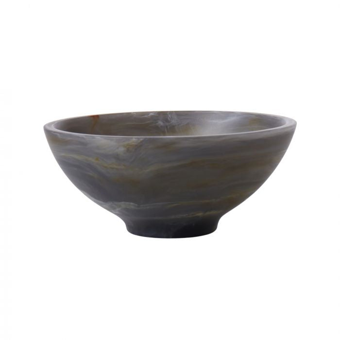 Aerial Serving Bowl Black Small